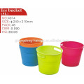 Beer promotion colorful factory plastic ice bucket 5L